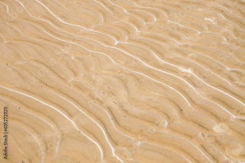 Sand pattern in Santa Ana beach, near Juan Lacaze, Colonia, Uruguay photo