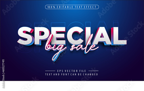 SPECIAL BIG SALE TEXT EFFECT