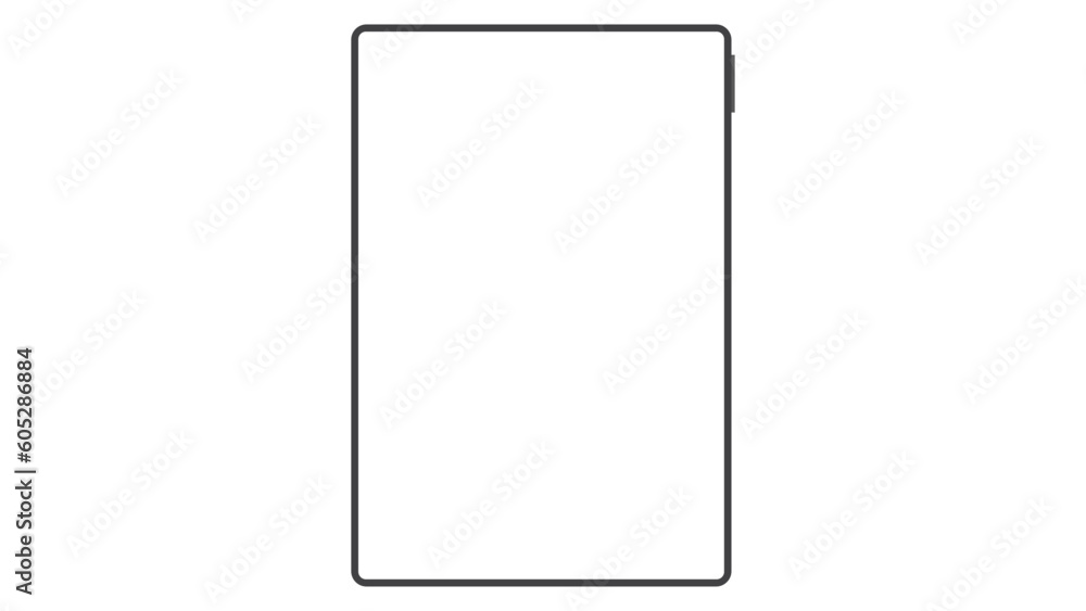 tablet black color with blank touch screen and flare isolated on white background. realistic and detailed device mockup. stock vector illustration tablet black color with blank touch screen and flare isolated on white background. realistic and detailed device mockup. stock vector illustration