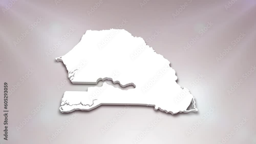 Senegal Country 3D Map Intro, Suitable for Patriotic Programs, Corporate Intros, Tourism, Presentations Senegal Country 3D Map Intro, Suitable for Patriotic Programs, Corporate Intros, Tourism, Presentations