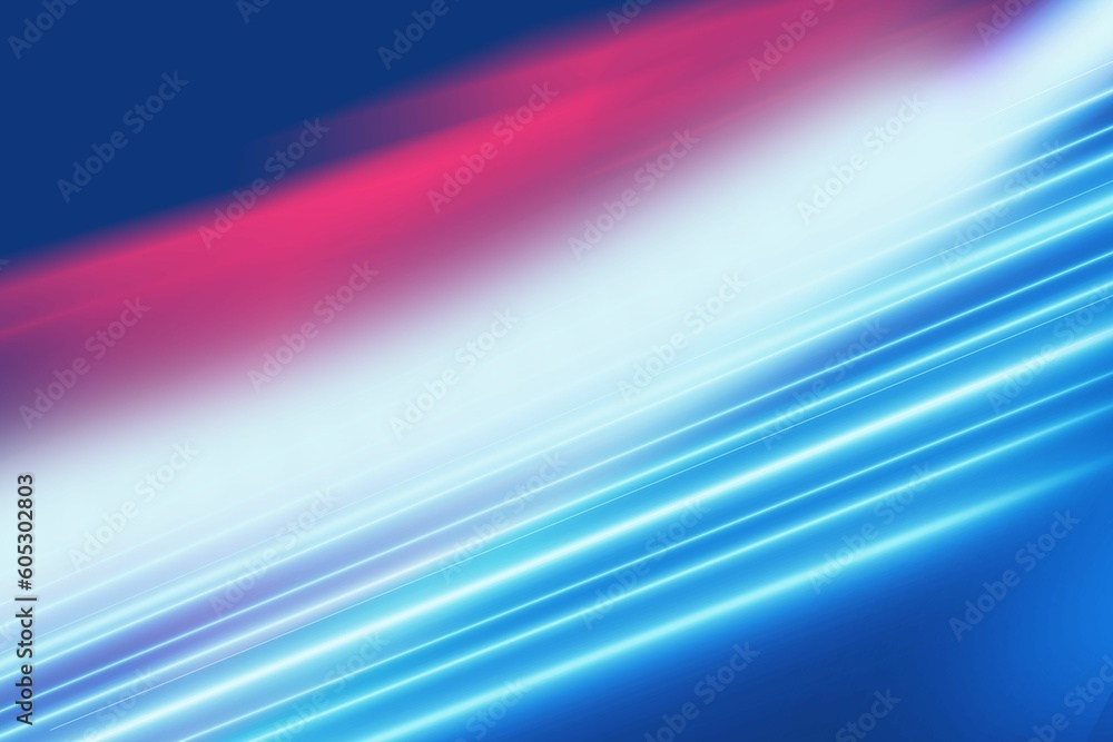 Illustration of abstract bright lights in pink, white and blue colors Illustration of abstract bright lights in pink, white and blue colors