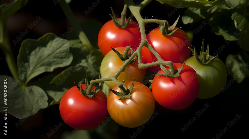 healthy Tomato plant Generative AI