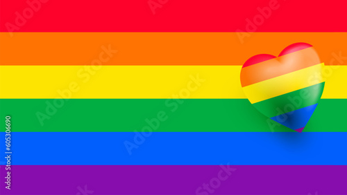 Stripes rainbow background for pride month celebration