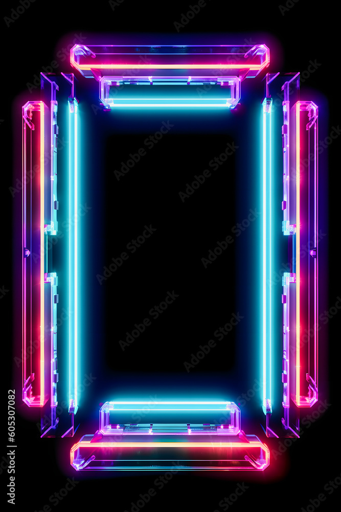 Streamlined Cyber Frame: Social Media Post Mockup with Crystalline Rectangle and Copy Space Streamlined Cyber Frame: Social Media Post Mockup with Crystalline Rectangle and Copy Space