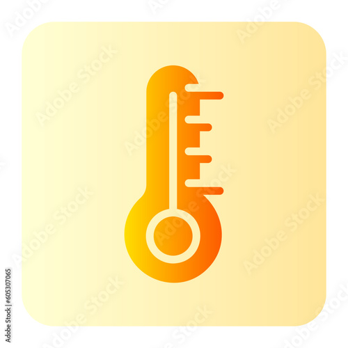 thermometer gradient icon