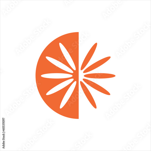 woman pregnancy ovulation vector logo design