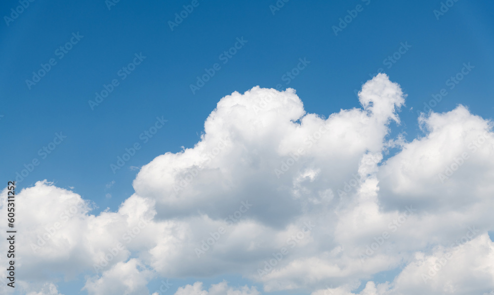 Beautiful blue sky with white clouds Beautiful blue sky with white clouds