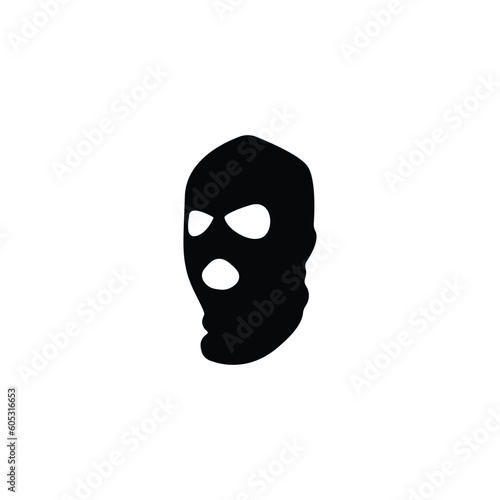 criminal mask black icon