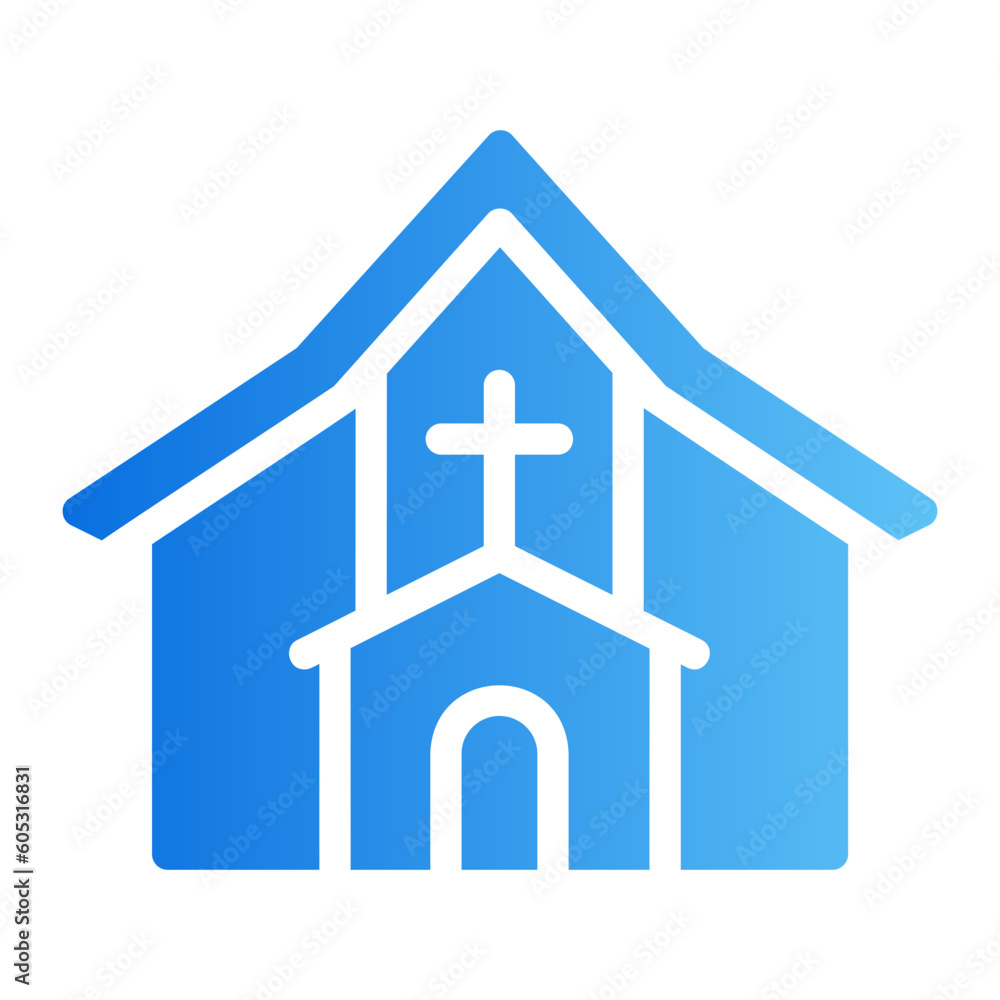 church gradient icon church gradient icon