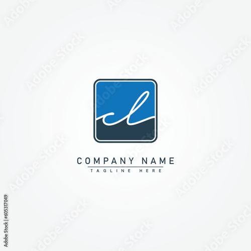 CL Handwritten Signature logo - Vector Logo Template for Beauty, Fashion and Photography Business