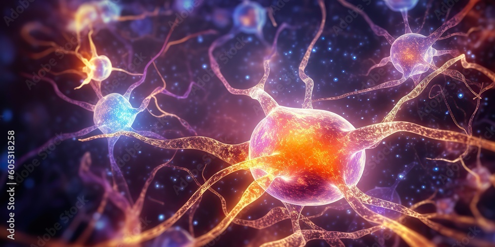 AI Generated. AI Generative. Human brain mind neuron system. Network remember knowledge network. Graphic Art AI Generated. AI Generative. Human brain mind neuron system. Network remember knowledge network. Graphic Art