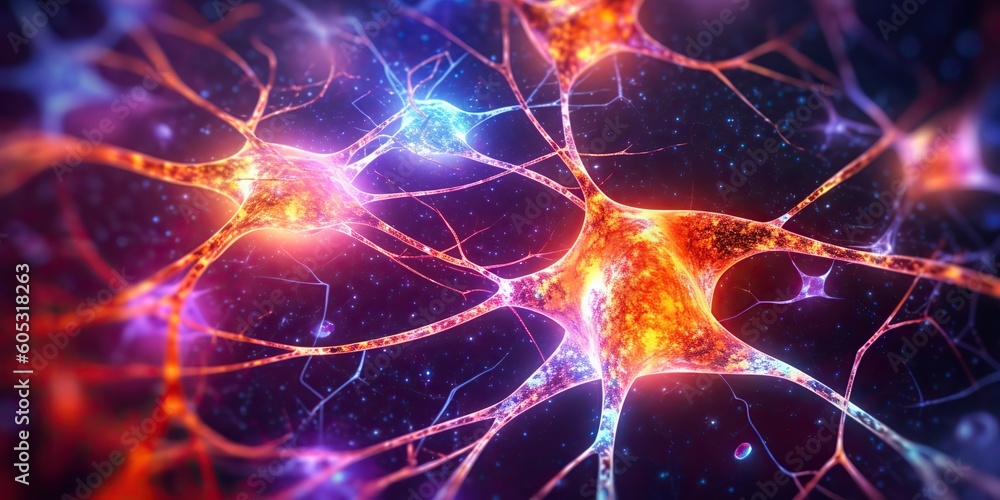 AI Generated. AI Generative. Human brain mind neuron system. Network remember knowledge network. Graphic Art AI Generated. AI Generative. Human brain mind neuron system. Network remember knowledge network. Graphic Art