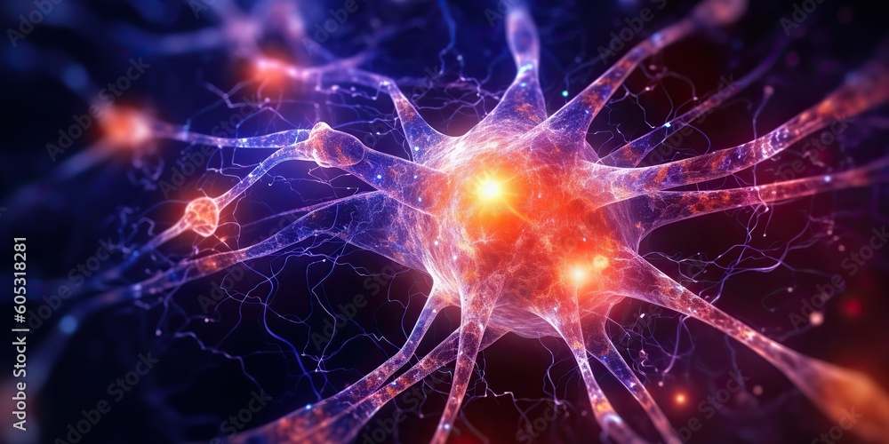 AI Generated. AI Generative. Human brain mind neuron system. Network remember knowledge network. Graphic Art AI Generated. AI Generative. Human brain mind neuron system. Network remember knowledge network. Graphic Art
