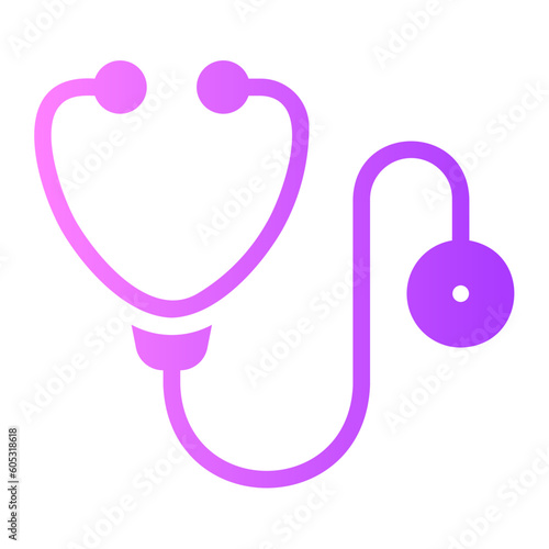 stethoscope gradient icon