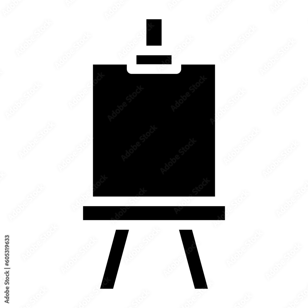 Obraz premium drawing board glyph 