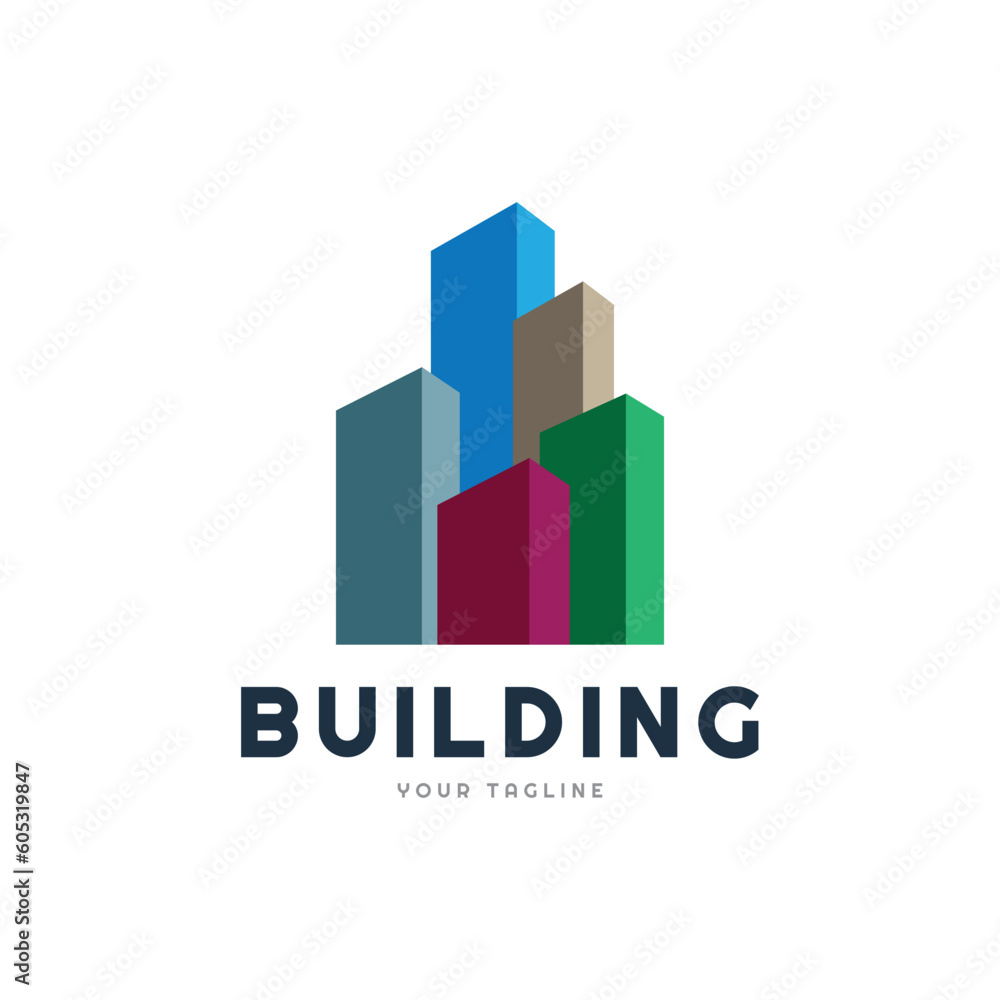 Real Estate Business Logo vector illustration design Real Estate Business Logo vector illustration design