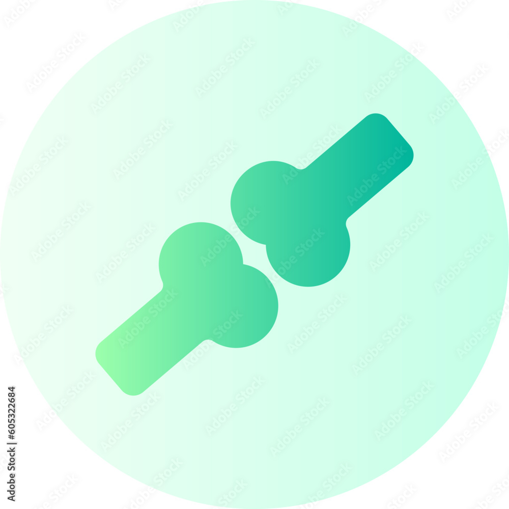 bone gradient icon bone gradient icon