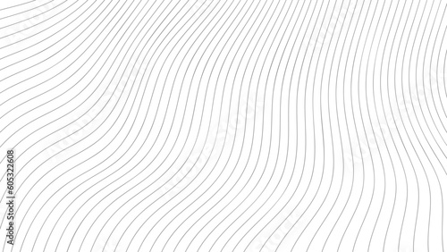 Wavy lines pattern, optical illusion. Abstract minimalistic background.