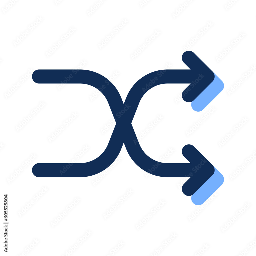 shuffle filled line icon shuffle filled line icon