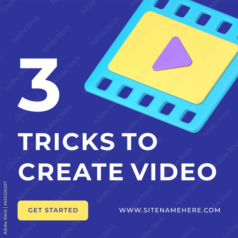 Create video cinema editor blogging multimedia guidance social media post 3d icon vector Create video cinema editor blogging multimedia guidance social media post 3d icon vector