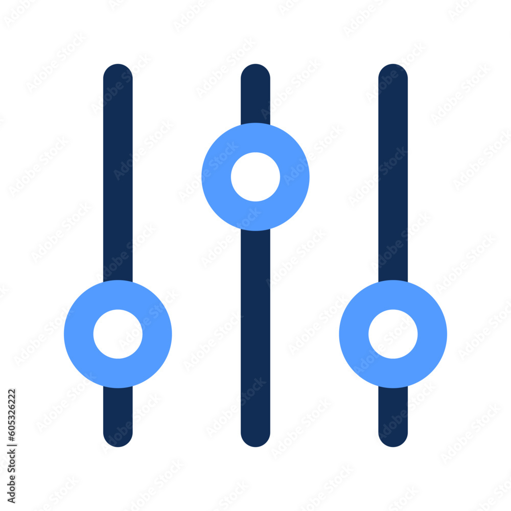 equalizer outline color icon equalizer outline color icon