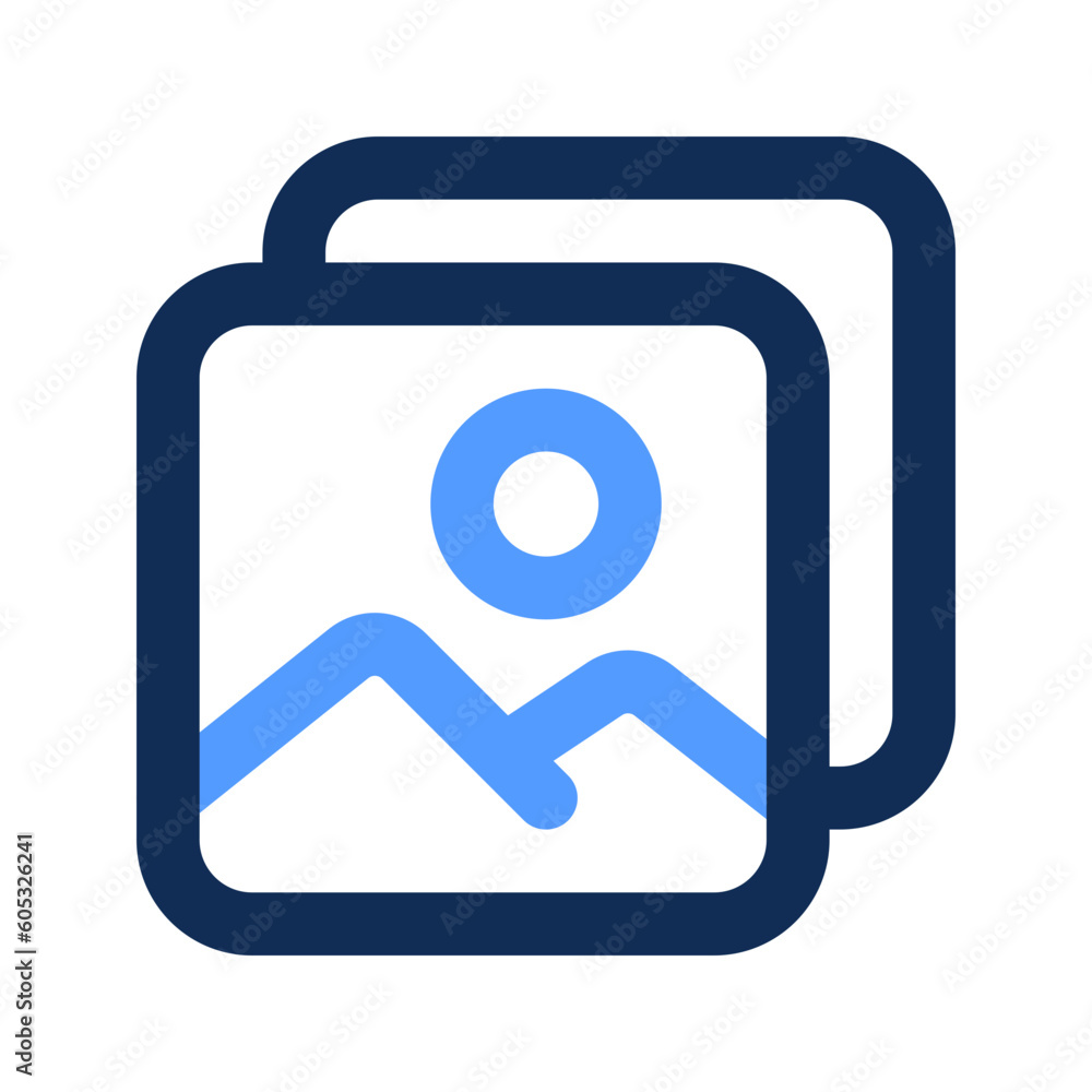 gallery outline color icon gallery outline color icon
