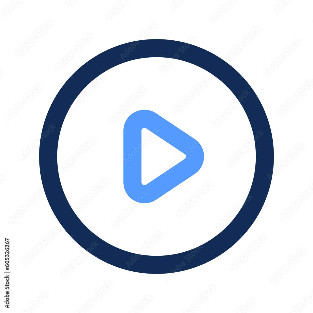 play outline color icon play outline color icon