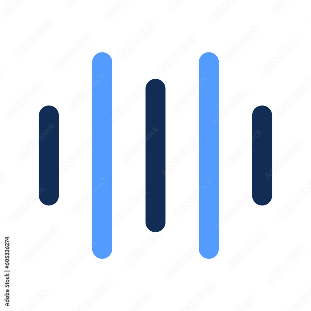 sound waves outline color icon sound waves outline color icon