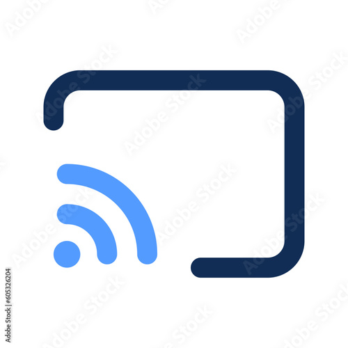 cast outline color icon