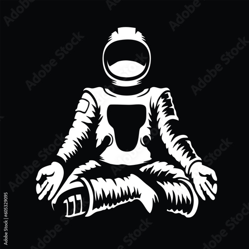 astronaut design illustration 