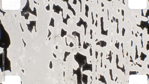 16mm abstract expressive black and white film