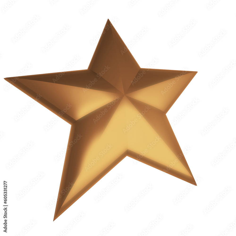 Obraz premium Gold star