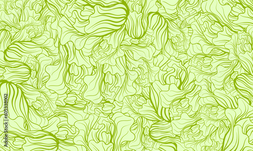 mustard greens abstract background vector illustration