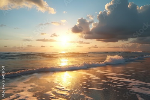 sunrise over the sea Generative Ai © Rahit