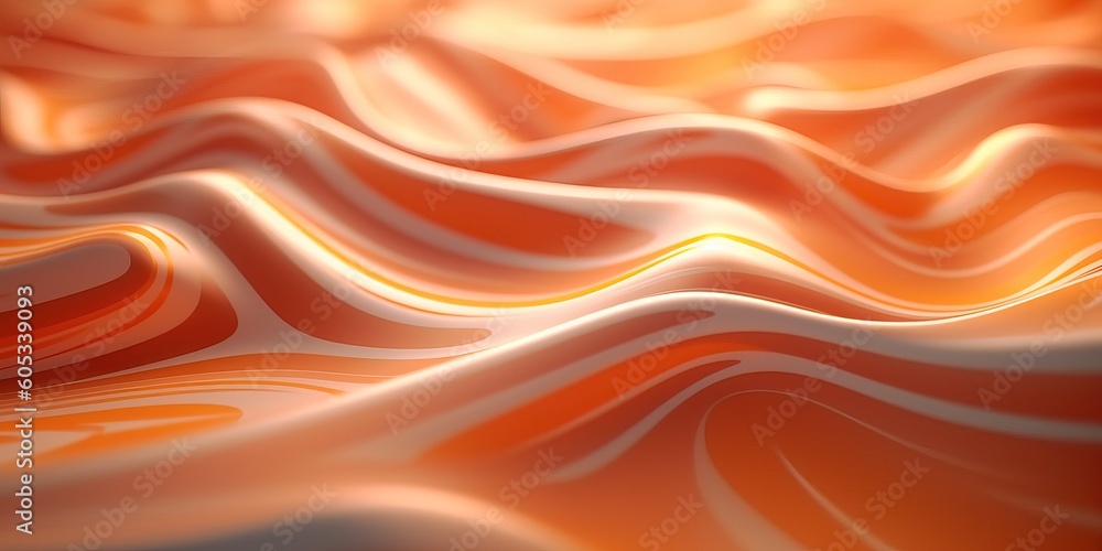 Orange fluid vibrant background, generative ai Orange fluid vibrant background, generative ai
