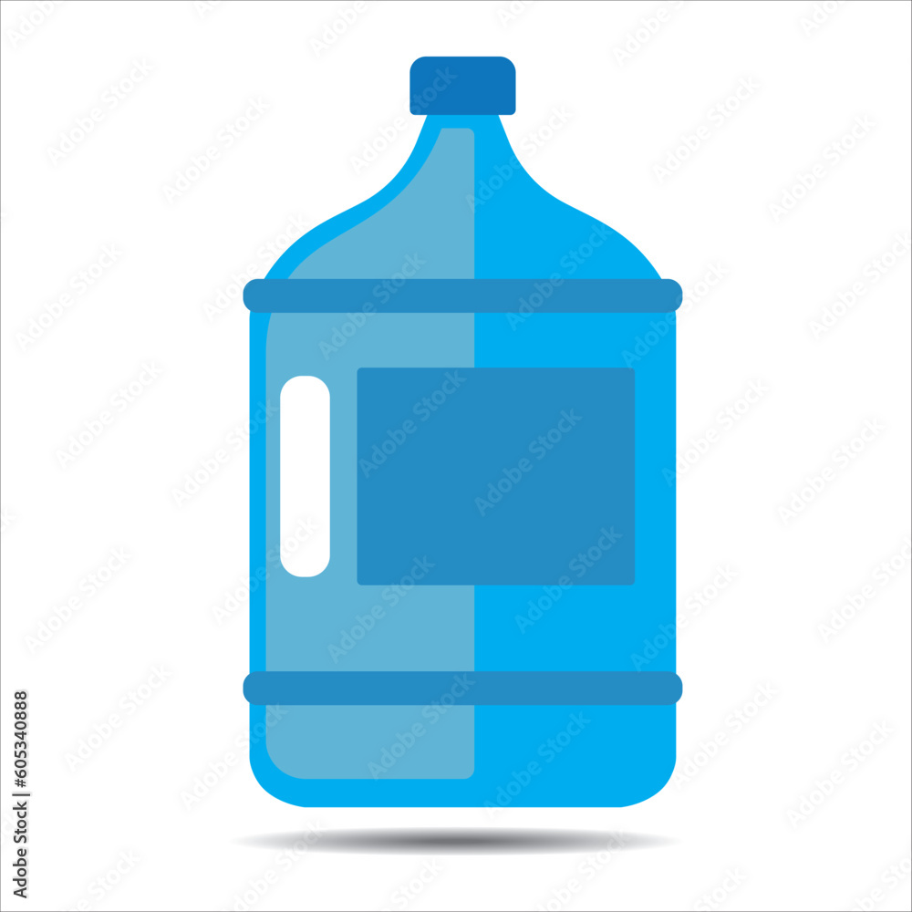 Plastic water bottle icon vector illustration symbol Plastic water bottle icon vector illustration symbol