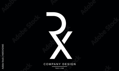 XR, RX, Abstract Letters Logo Monogram