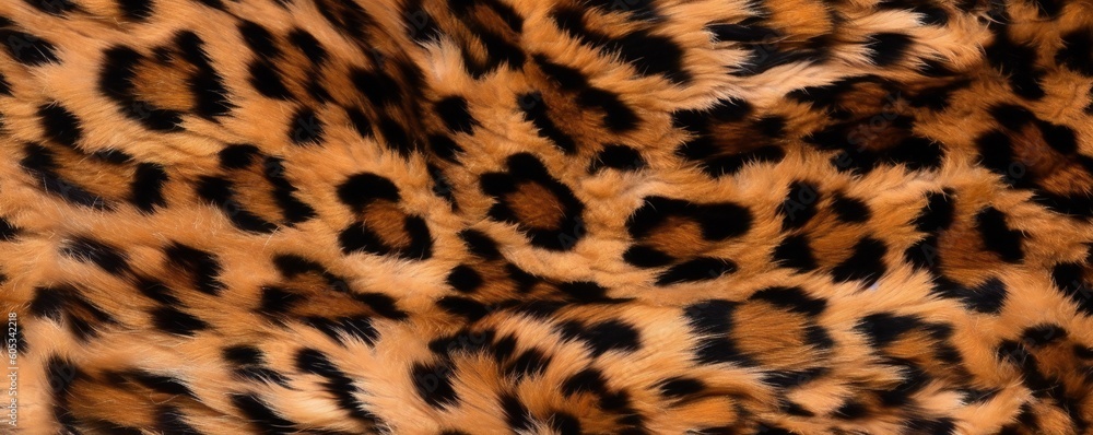 Leopard Fur Skin Background Texture Generative AI Leopard Fur Skin Background Texture Generative AI