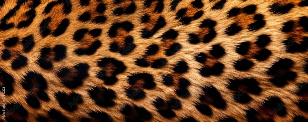 Leopard Fur Skin Background Texture Generative AI Leopard Fur Skin Background Texture Generative AI