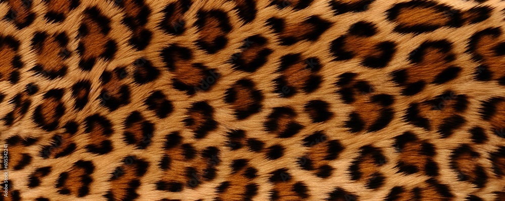 Leopard Fur Skin Background Texture Generative AI Leopard Fur Skin Background Texture Generative AI