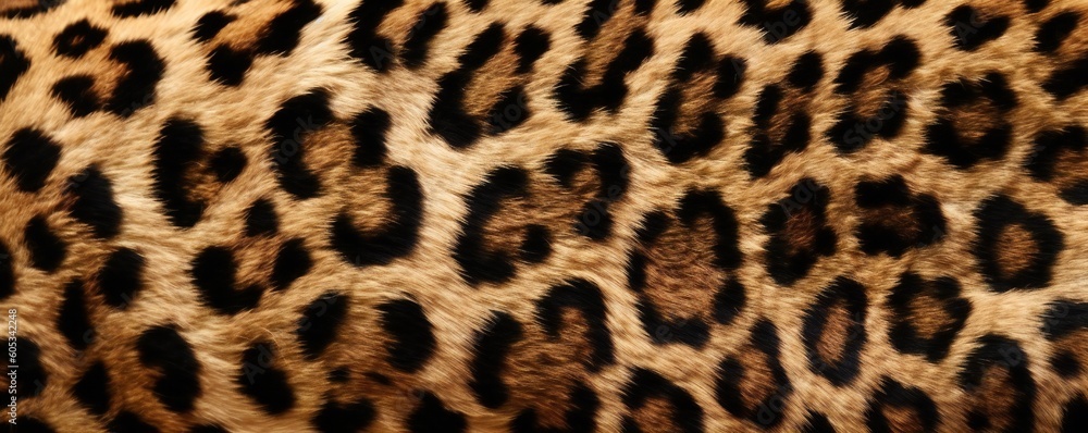 Leopard Fur Skin Background Texture Generative AI Leopard Fur Skin Background Texture Generative AI