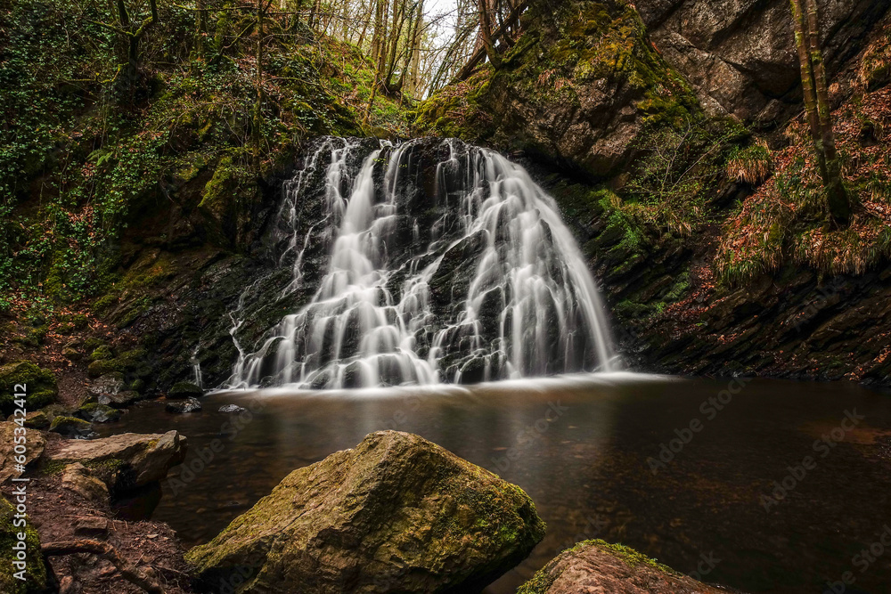 Fototapeta premium Fairy Glen Falls Scotland