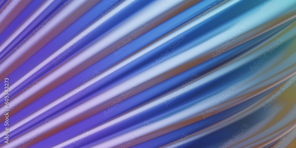 3d rendering of shiny light blue folded fabric background. 3d rendering of shiny light blue folded fabric background.