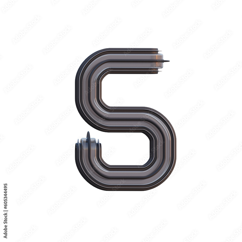 Tech or Futuristic 3D Alphabet or PNG Letters Tech or Futuristic 3D Alphabet or PNG Letters