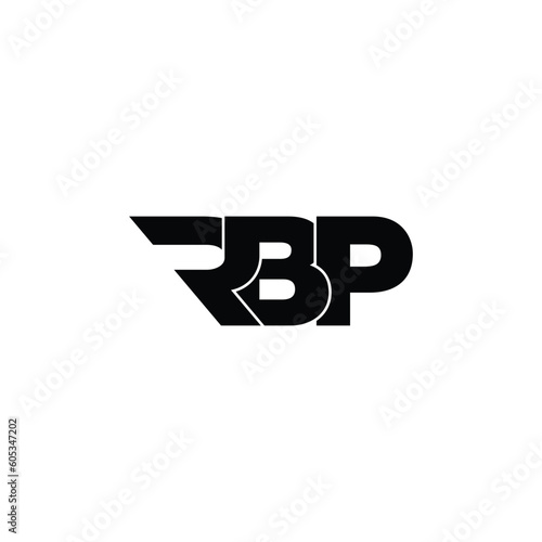 RBP letter monogram logo design vector photo