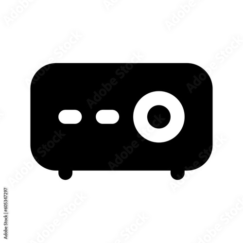 amplifier glyph icon
