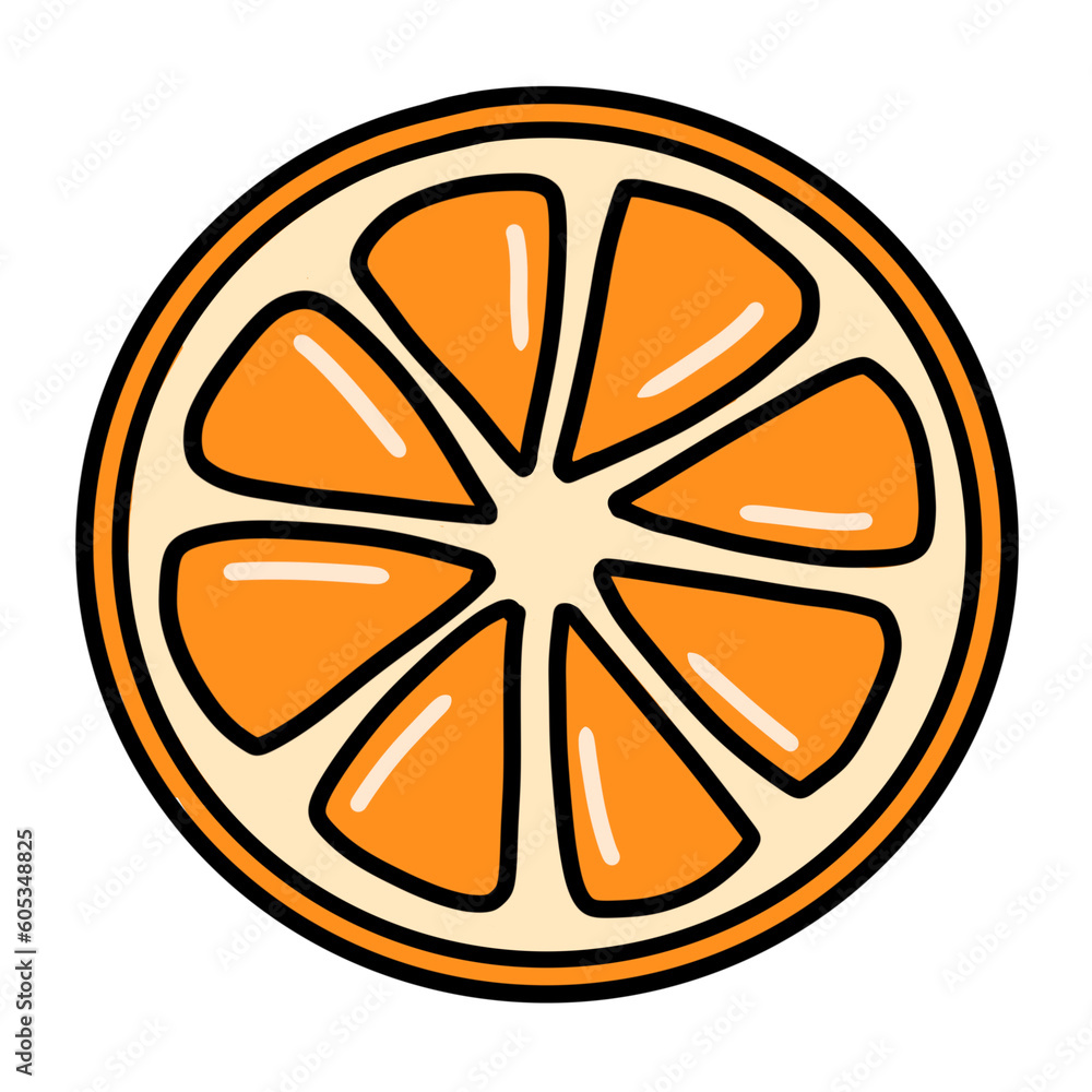 slice of orange slice of orange