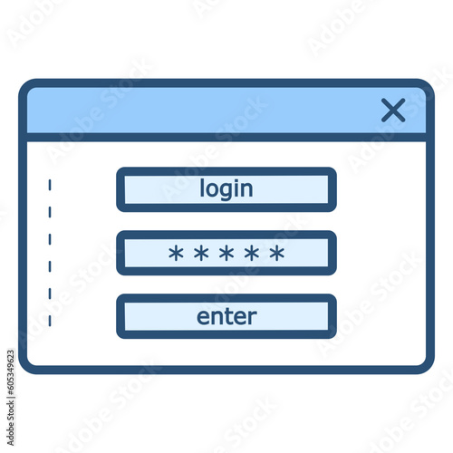 login password illustration