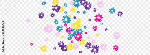 Pink Leaf Background Transparent Vector. Petal Simple Tile. Colorful Floral Amazing. Fabric Card. Wallpaper Purple Flowers.