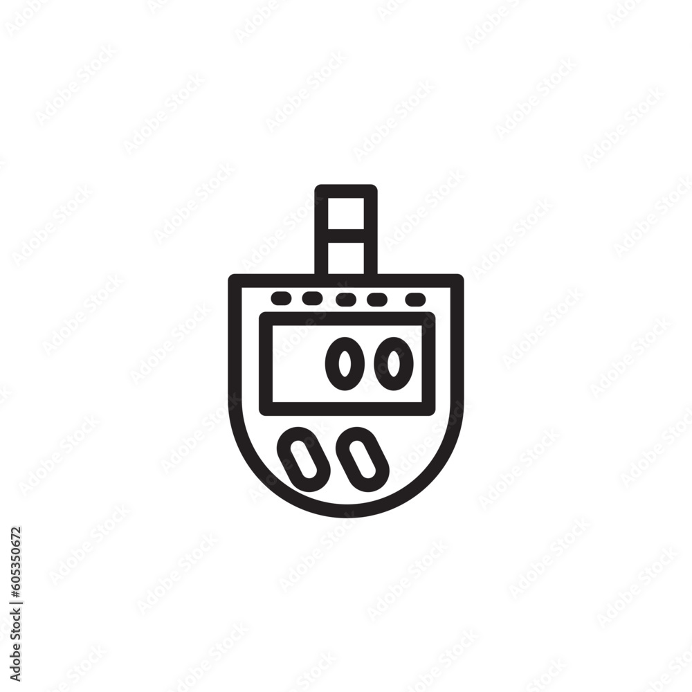 Blood Checker Test Outline Icon Blood Checker Test Outline Icon